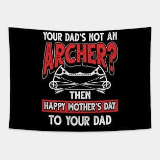 Funny Saying Archer Dad Father's Day Gift Tapestry