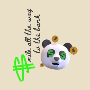 Panda Bear Money T-Shirt