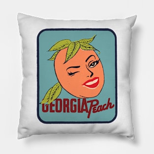 Vintage Georgia Decal Pillow