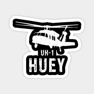 Military T Shirt UH-1 Huey Helicopter Pilot Chopper Aircraft Army Veteran Magnet