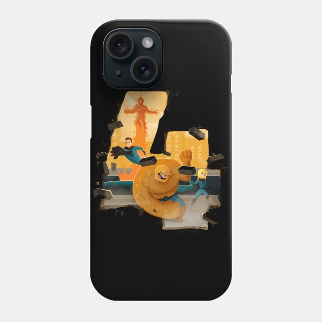 Fantastic Four Phone Case by rafaelkoff