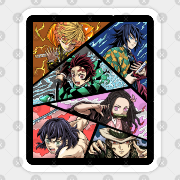 demon slayer demon slayer sticker teepublic