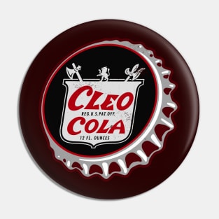 Vintage Cleo Cola Bottlecap Pin