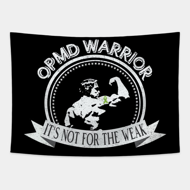 Oculopharyngeal Muscular Dystrophy OPMD Warrior - Awareness Tapestry by Mr_tee