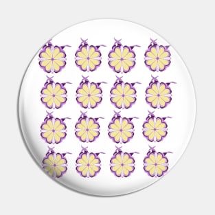 Yellow Flower Power Pin