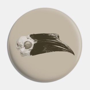 Skull of A Hornbill Pin