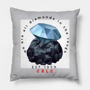 We are all diamonds in the rough Pillow