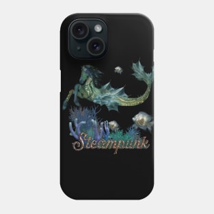 Awesome steampunk seahorse Phone Case