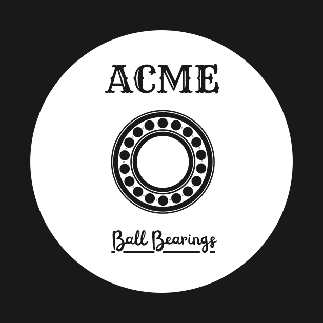 ACME Ball Bearings (white design) by JSnipe