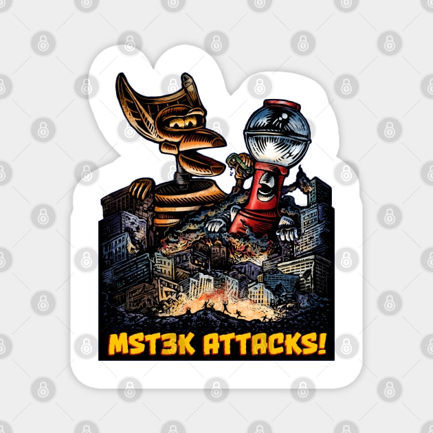 MST3K Attacks! Magnet by ChetArt