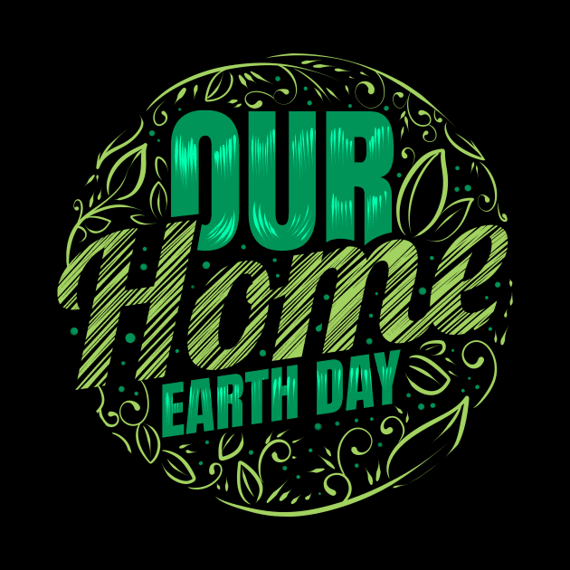 Logo Our Home In Asian Style For Earth Day by SinBle