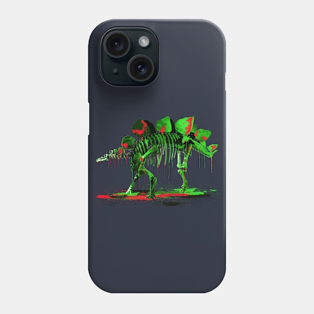 Drip Dry Stegosaurus Phone Case by Siegeworks