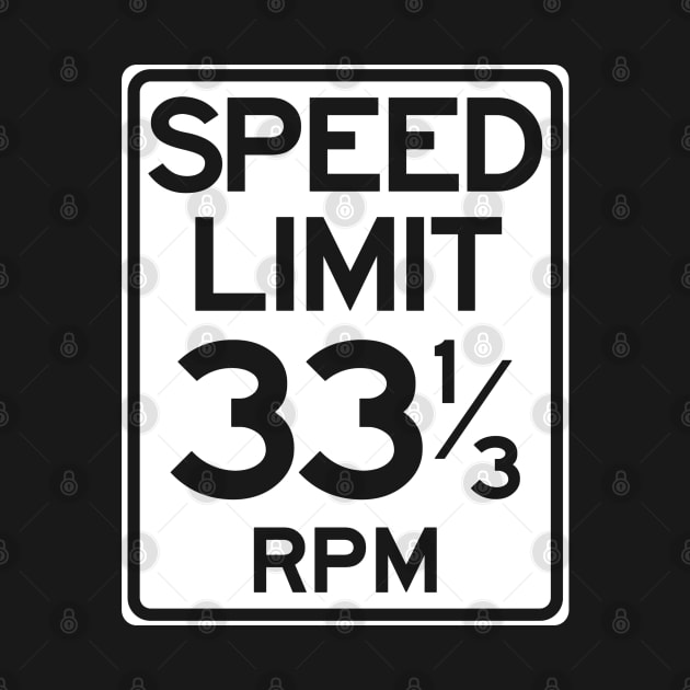 Speed Limit 33 1 3 Rpm Vinyl Records Pillow TeePublic