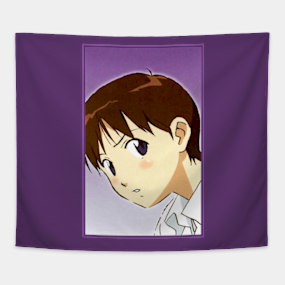 Shinji Ikari Tapestries Teepublic