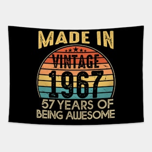 T4691967 Vintage 1967 57 Years Old Being Awesome Tapestry