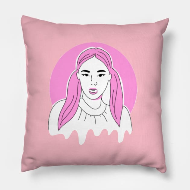 Blackpink jennie Pillow by Mycreation