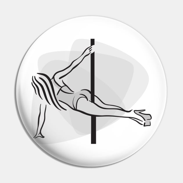 Pole Dancer Pin by LifeSimpliCity