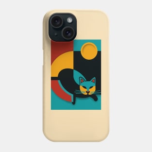 Bauhaus cat 5 Phone Case