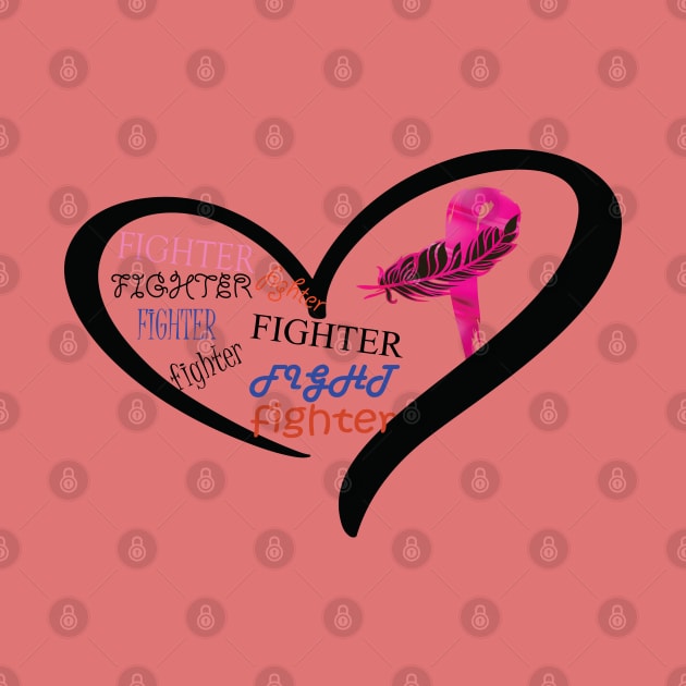 Breast Cancer, Pink Ribbon, Fighter by busines_night