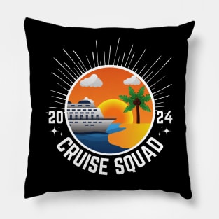 Cruise Squad 2024 Pillow