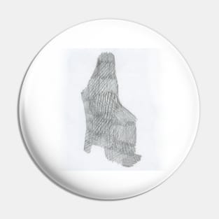 Graphite Seated Figure Pin