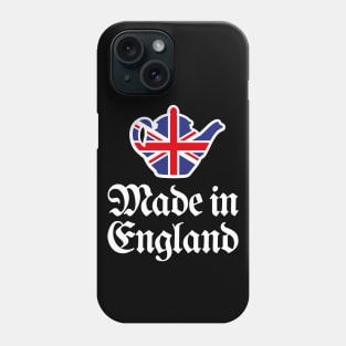 Made in England teapot Great Britain Union Jack Phone Case