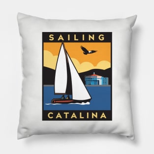 Sailing Catalina Pillow