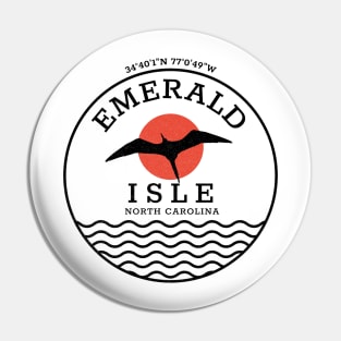 Emerald Isle, NC Summertime Vacationing Seagull Sunrise Pin