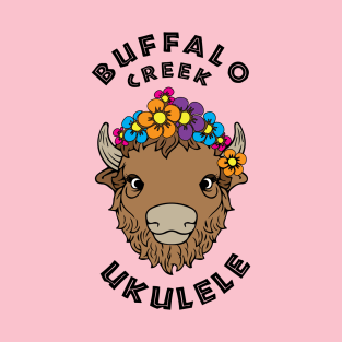 Buffalo Creek Ukulele T-Shirt_Black Text T-Shirt