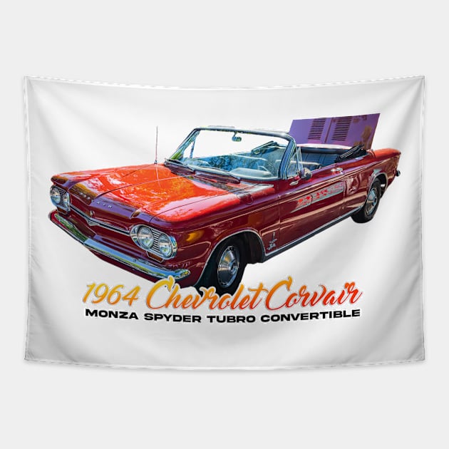 1964 Chevrolet Corvair Monza Spyder Turbo Convertible Tapestry by Gestalt Imagery