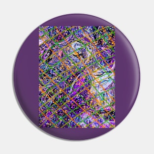 Abstract Art by Orchid Pin