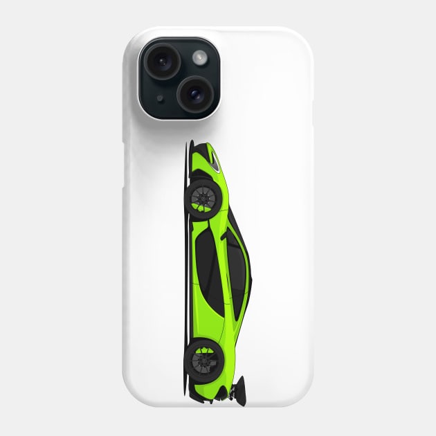 MCLAREN P1 LIME Phone Case by VENZ0LIC