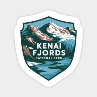 Kenai Fjords National Park Emblem Magnet