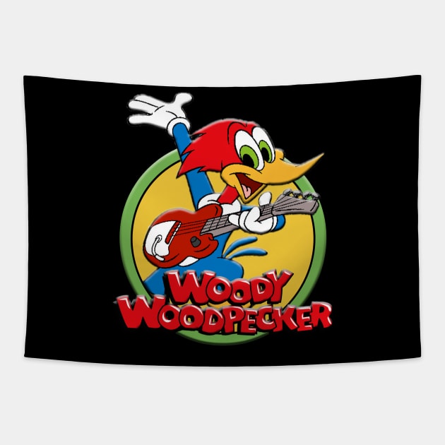 WOODY WOODPECKER Tapestry by hackercyberattackactivity