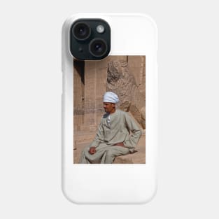 Egypt. Temple of Philae. Guard. Phone Case