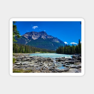 Jasper National Park Mountain Landscape Photo V1 Magnet