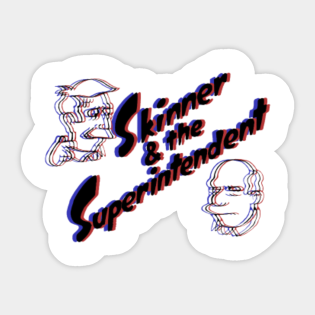 Skinner The Superintendent Simpsons Sticker Teepublic My father would come home from lecture tours to in 1971, skinner published his book beyond freedom and dignity, a book that argues in effect. teepublic