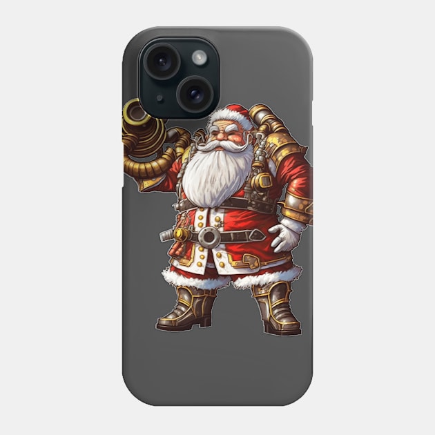 Steampunk Santa Claus Phone Case by Eneandine