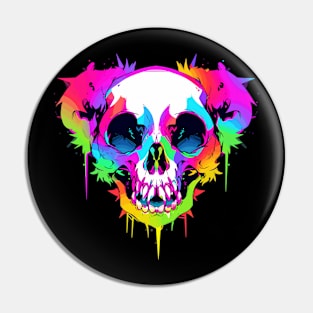 Trippy EDM Panda Techno Festival Rave Pin