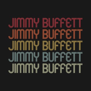 Retro Jimmy Wordmark Repeat - Vintage Style T-Shirt