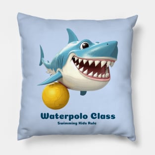 waterpolo class, swimming kids rule, v1 Pillow