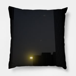 Evening Cityscape Los Angeles Pillow