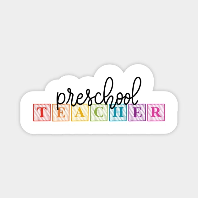 preschool teacher Magnet by nicolecella98