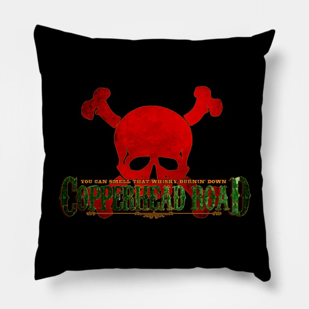 Copperhead Road Lyric Design Pillow by HellwoodOutfitters