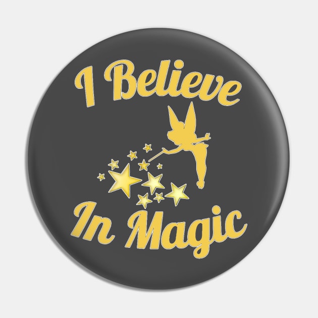 I Believe In Magic Pin by MPopsMSocks