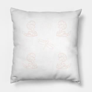 boopy noodle pattern light Pillow