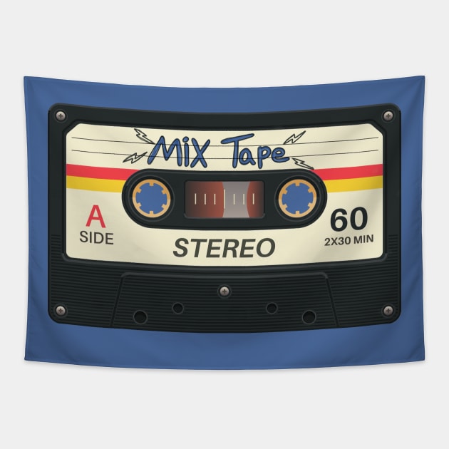Mix Tape Tapestry by JennyPool