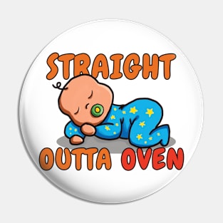 Cute sleeping baby straight outta oven Pin