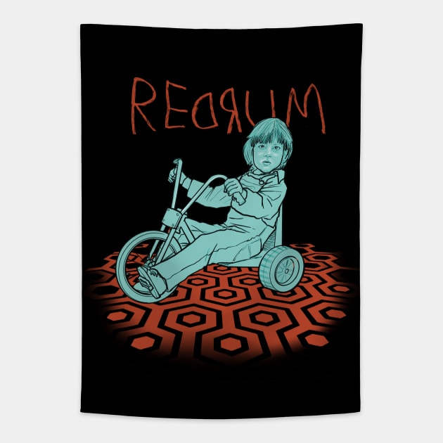 redrum Tapestry by Paskalamak