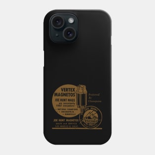 Old Hot Rod advert in tan Phone Case